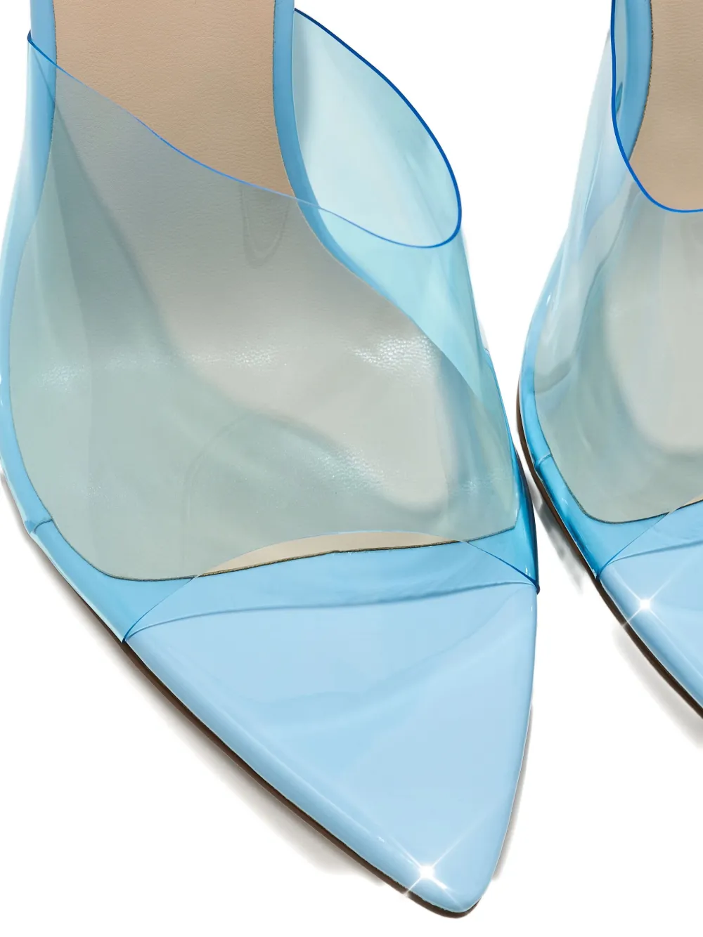 Femme La 110mm Gigi pointed sandals Blauw