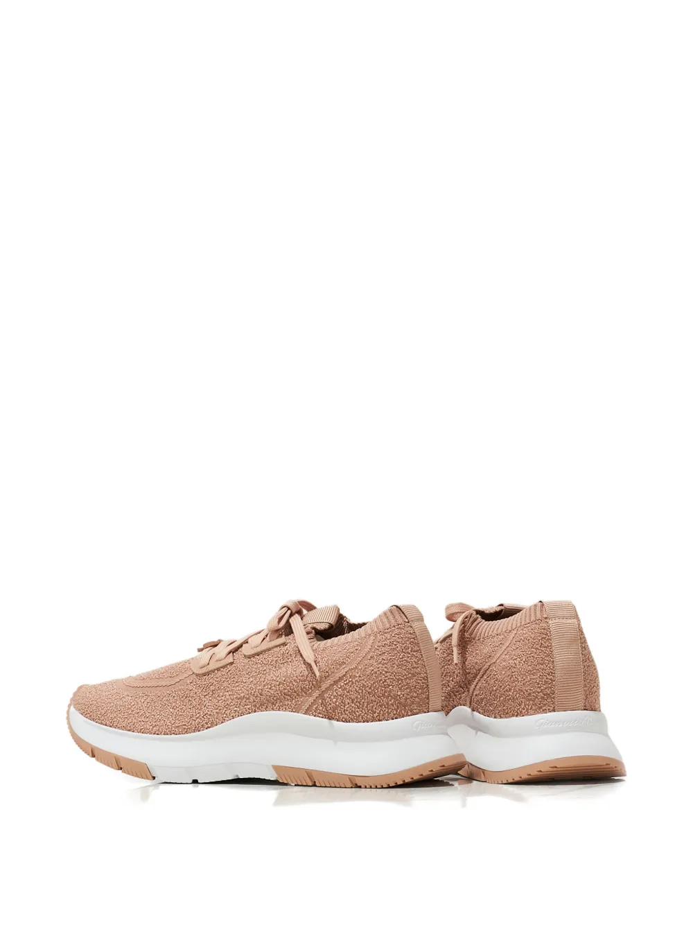 Gianvito Rossi textured sneakers Beige