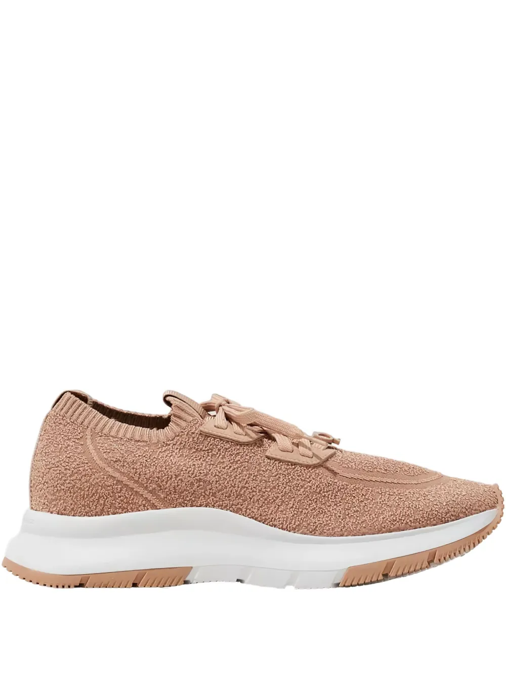 Gianvito Rossi textured sneakers Beige