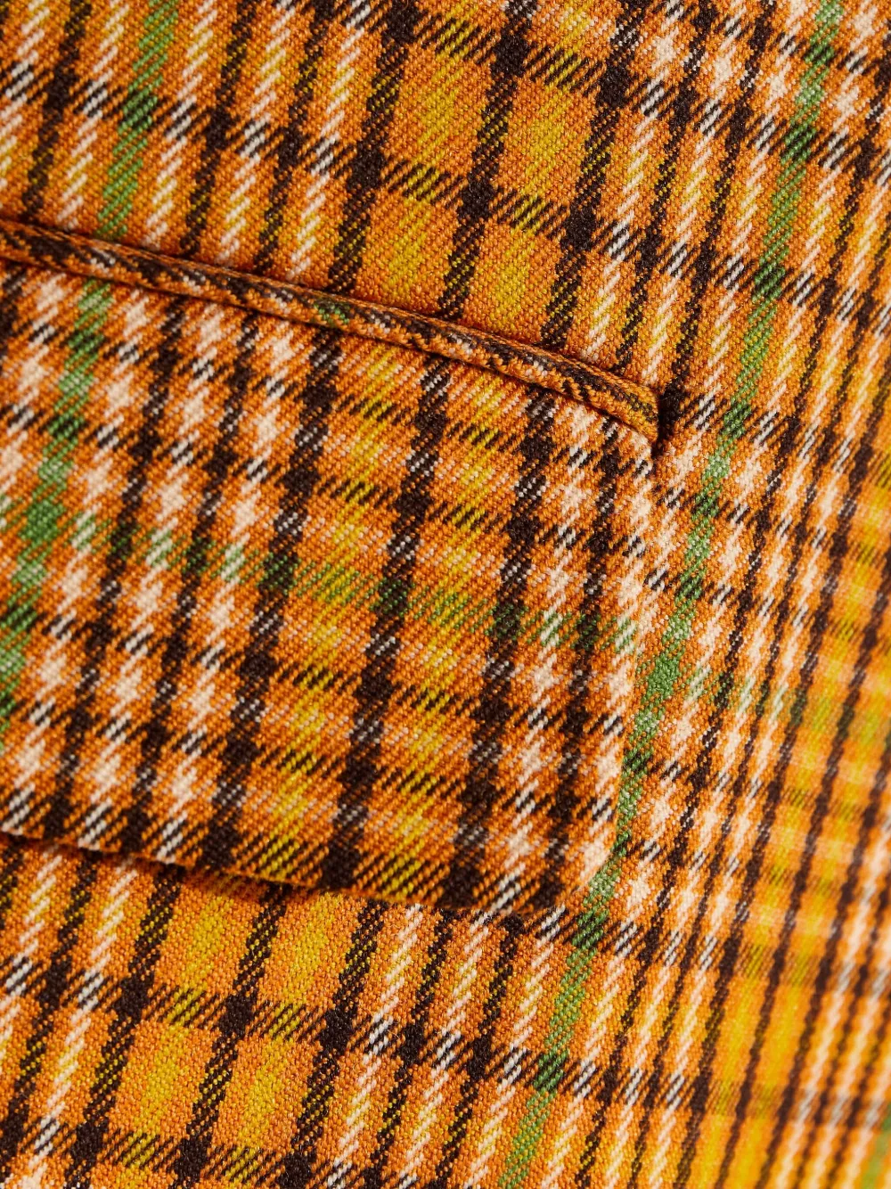 Marni Checked Gilet In Brown