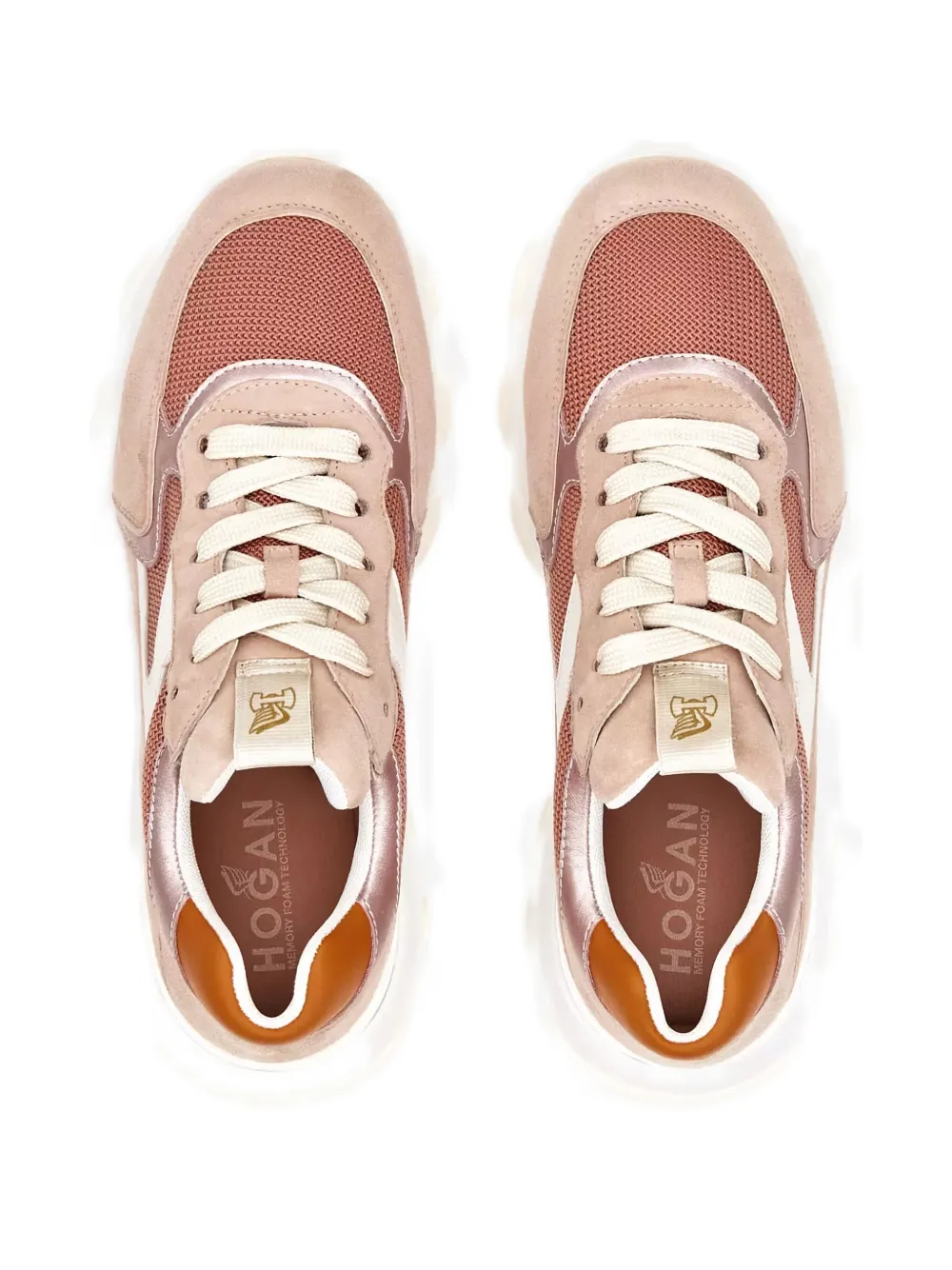 Hogan Hyperactive Lace-up Sneakers In Pink