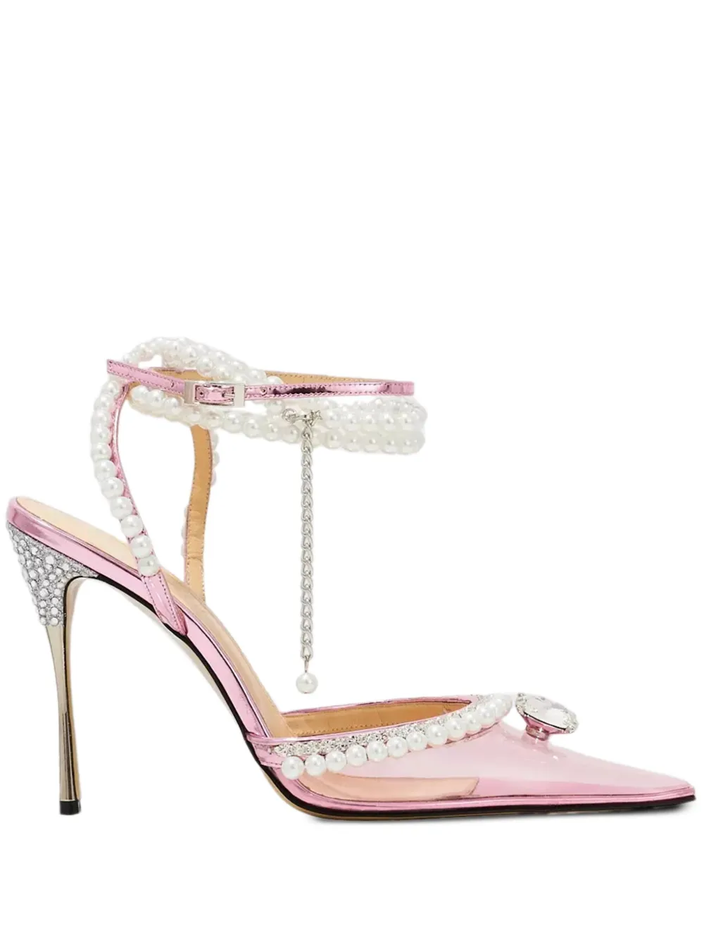 MACH & MACH Diamond of Elizabeth Pumps mit Kristallperlen | Weiß | Image 1