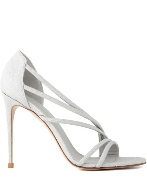 Le Silla 105mm Scarlet stiletto sandals