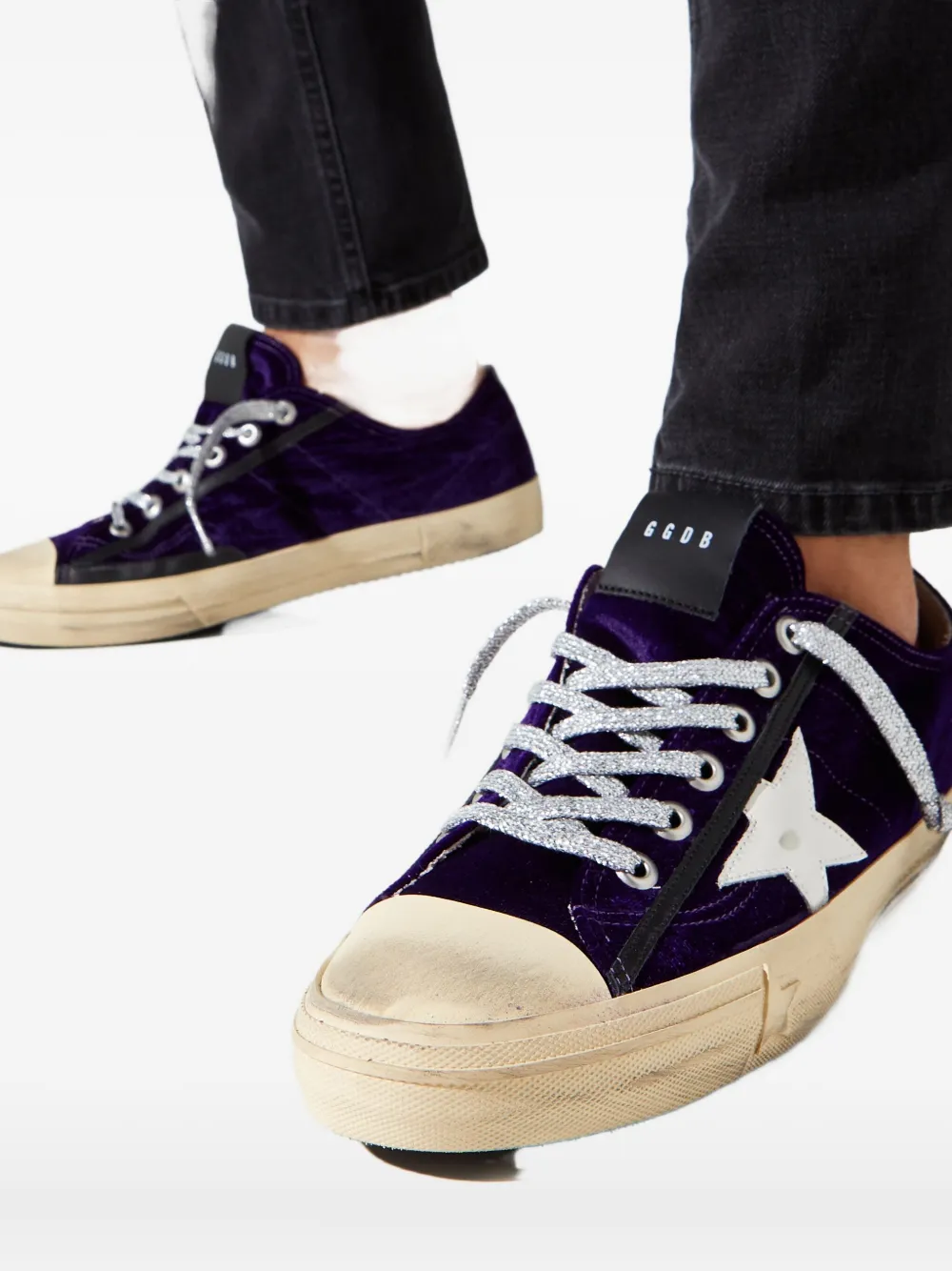 Golden Goose Star low-top sneakers Paars