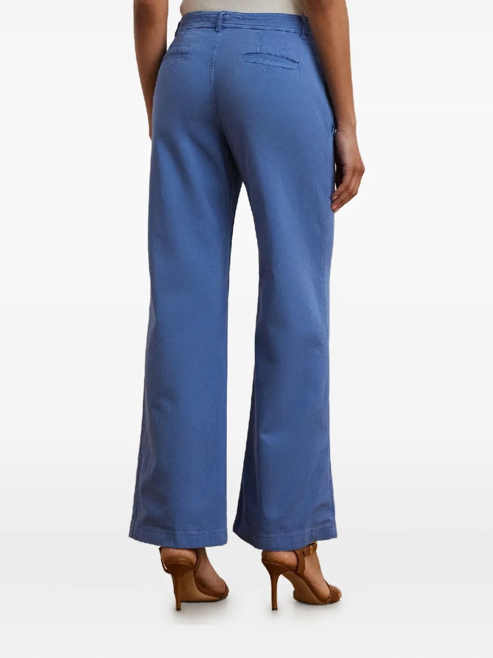 Ralph Lauren Four-pocket Cotton Jeans In Blue