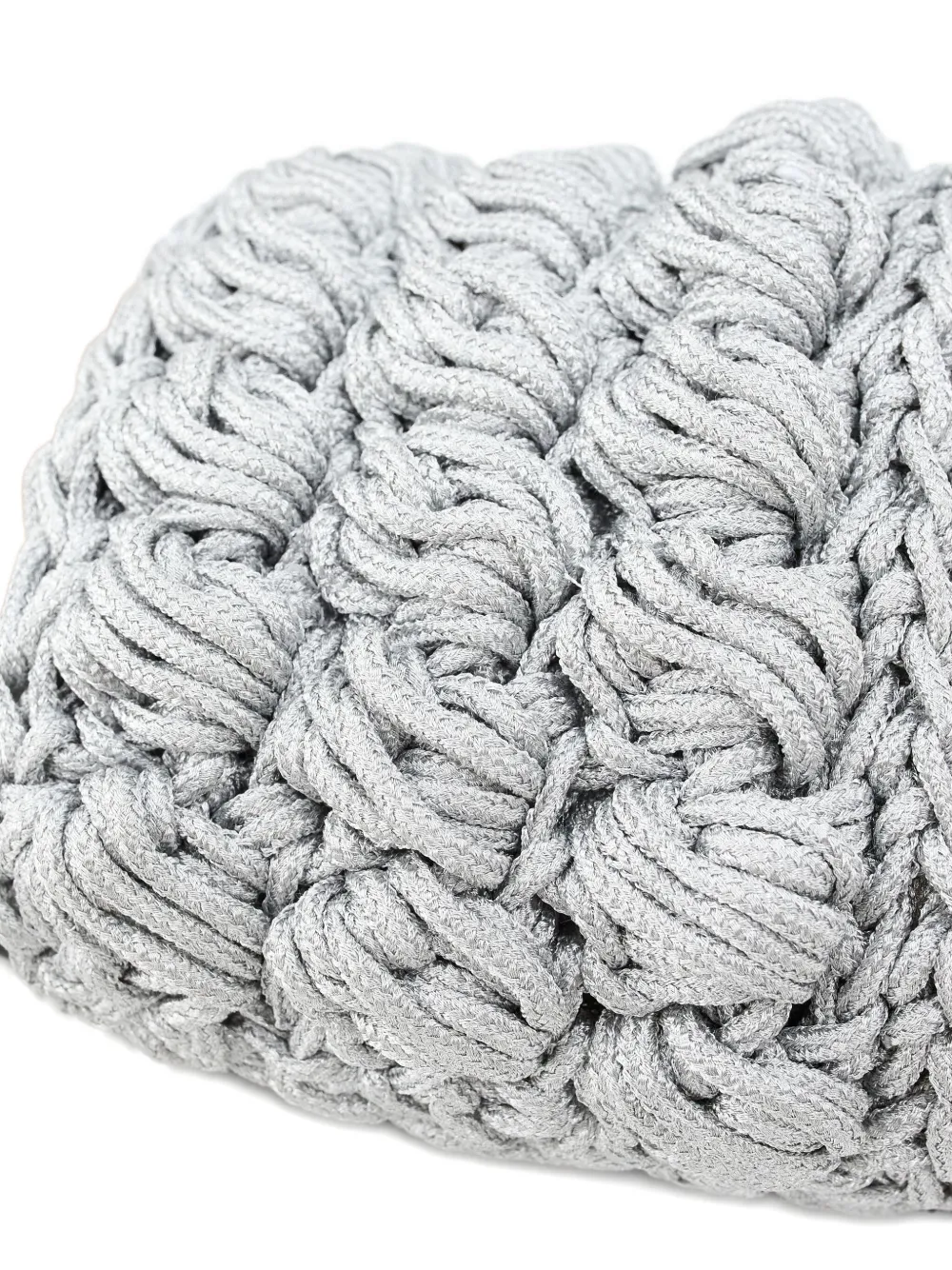 Jw Anderson Braided Flat Sandals In Gray