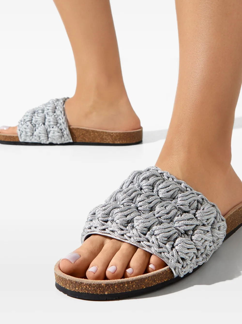 braided flat sandals