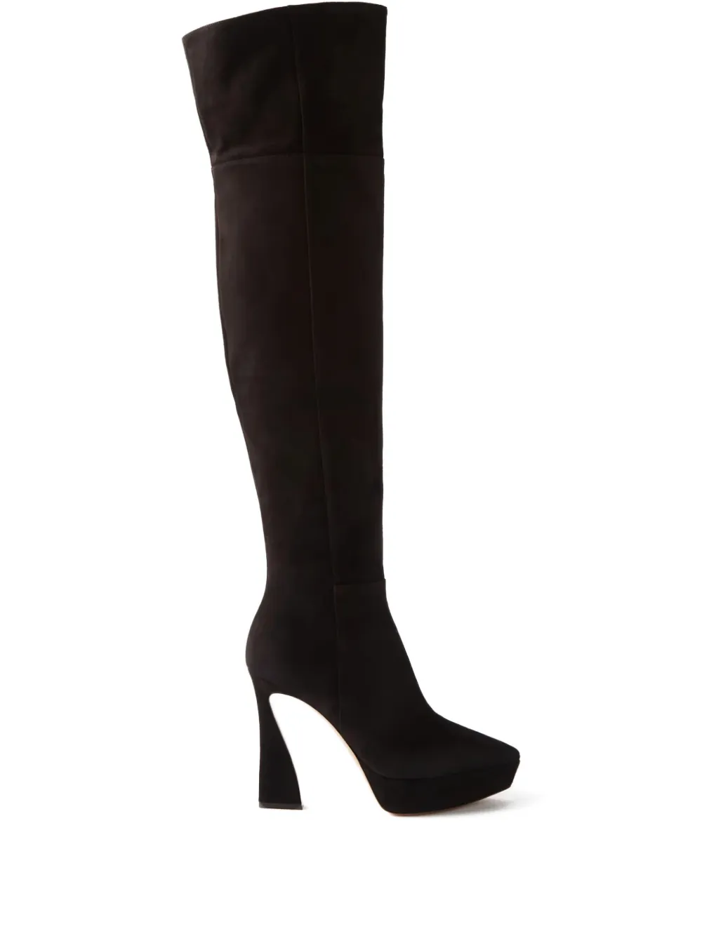 Gianvito Rossi Vertigo Suede Boots In Black
