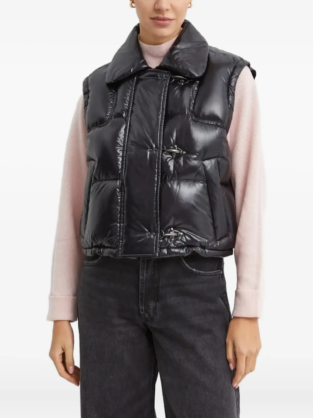 Fay Gewatteerde bodywarmer Zwart