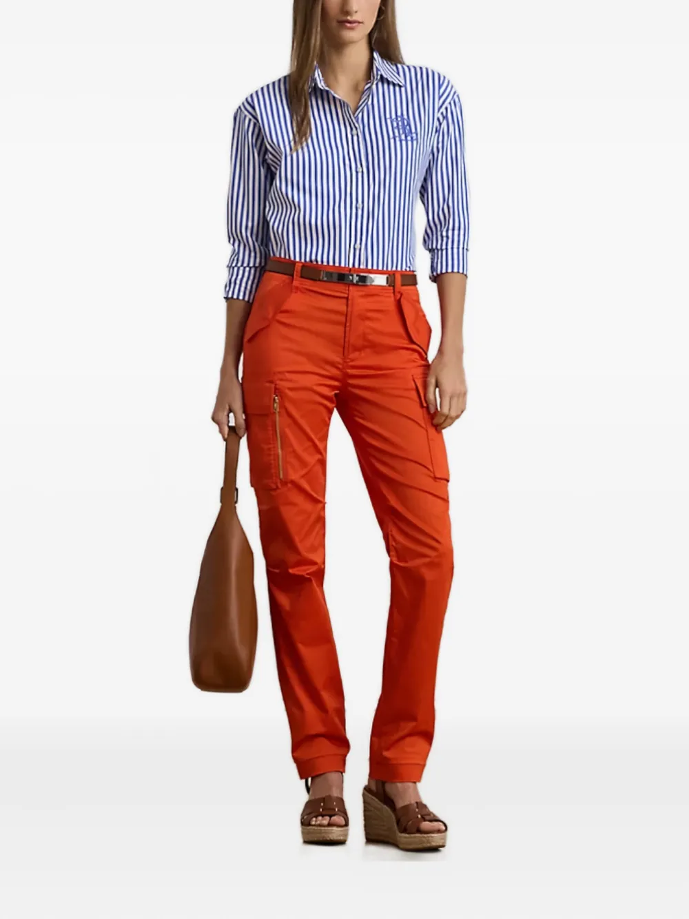 Ralph Lauren Cargo-pocket Trousers In Red