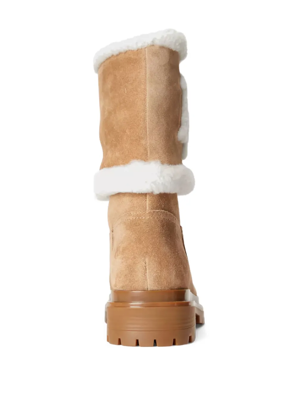 Lauren Ralph Lauren Suède laarzen met logo Beige