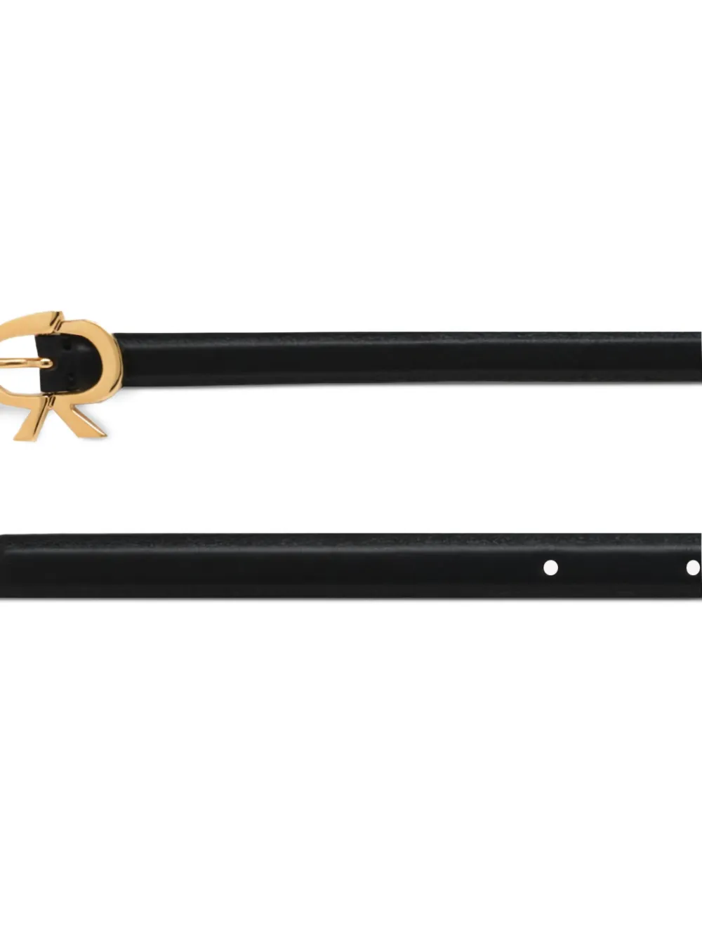 Gianvito Rossi Leren riem - Zwart