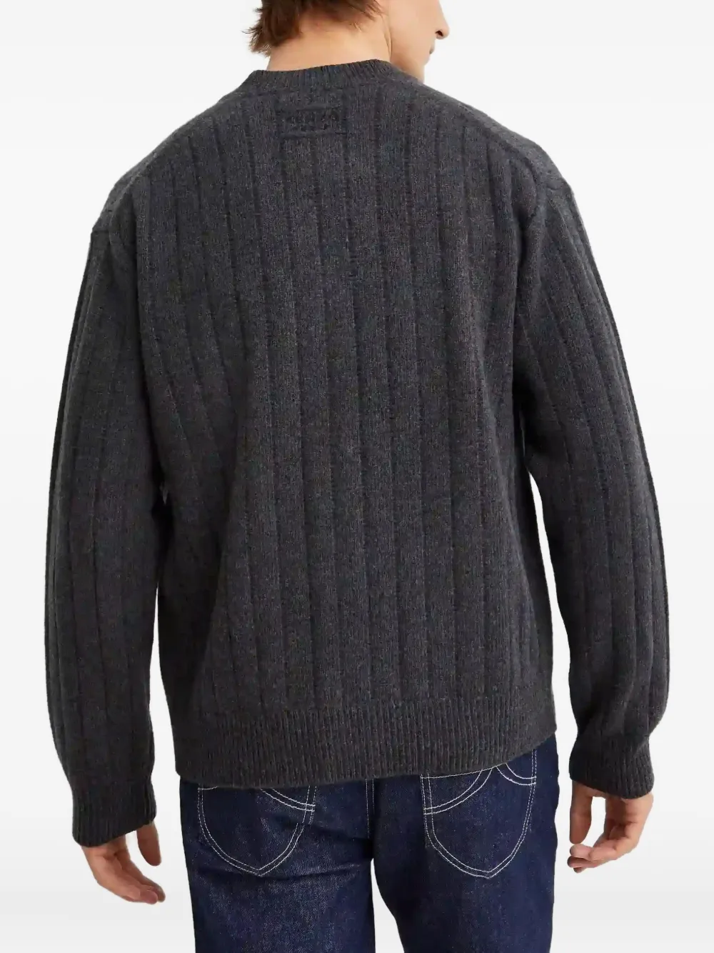 Kenzo Vest met borstzak en knopen Grijs