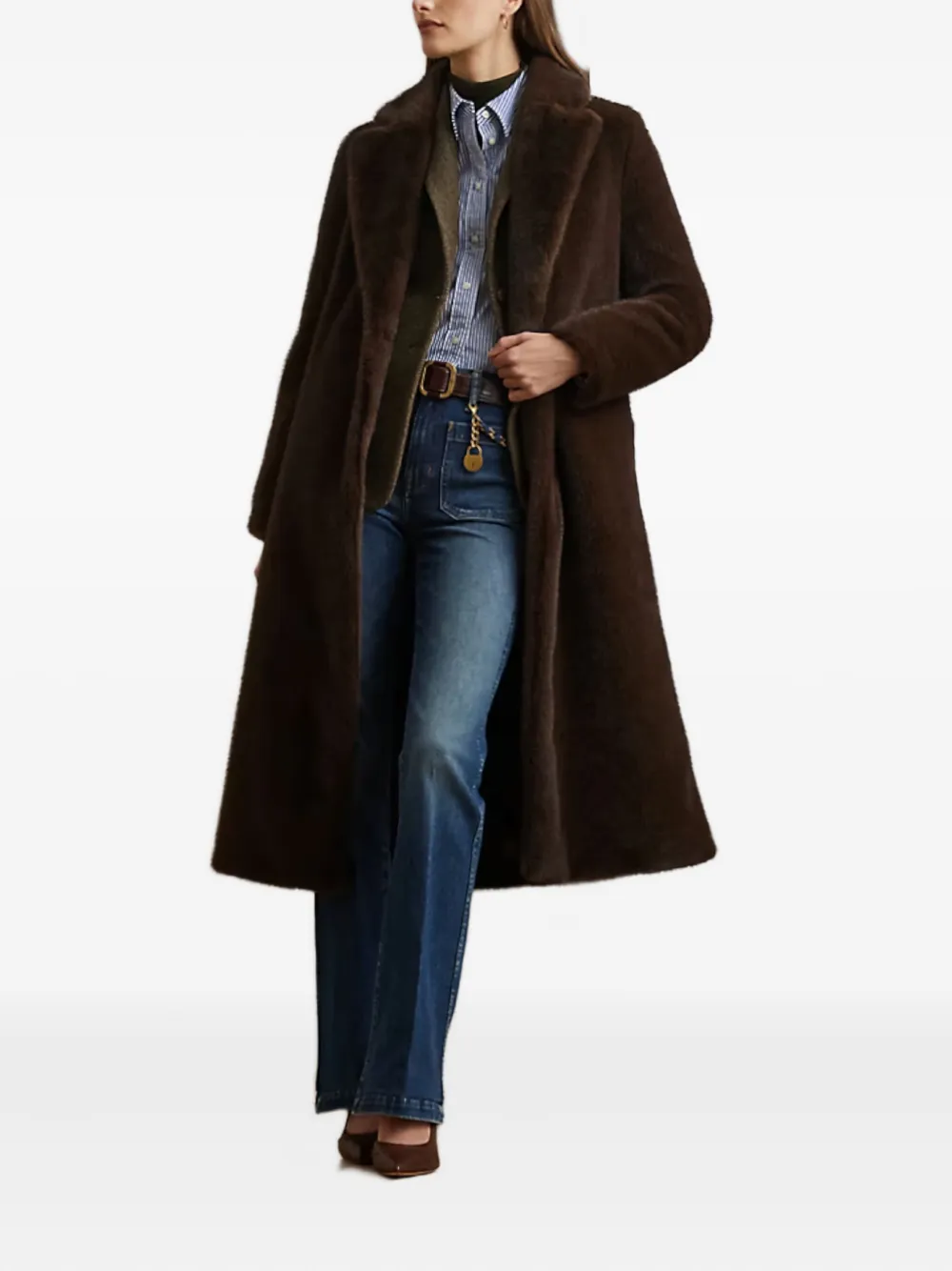 Lauren Ralph Lauren Jeans met hangslot detail Blauw