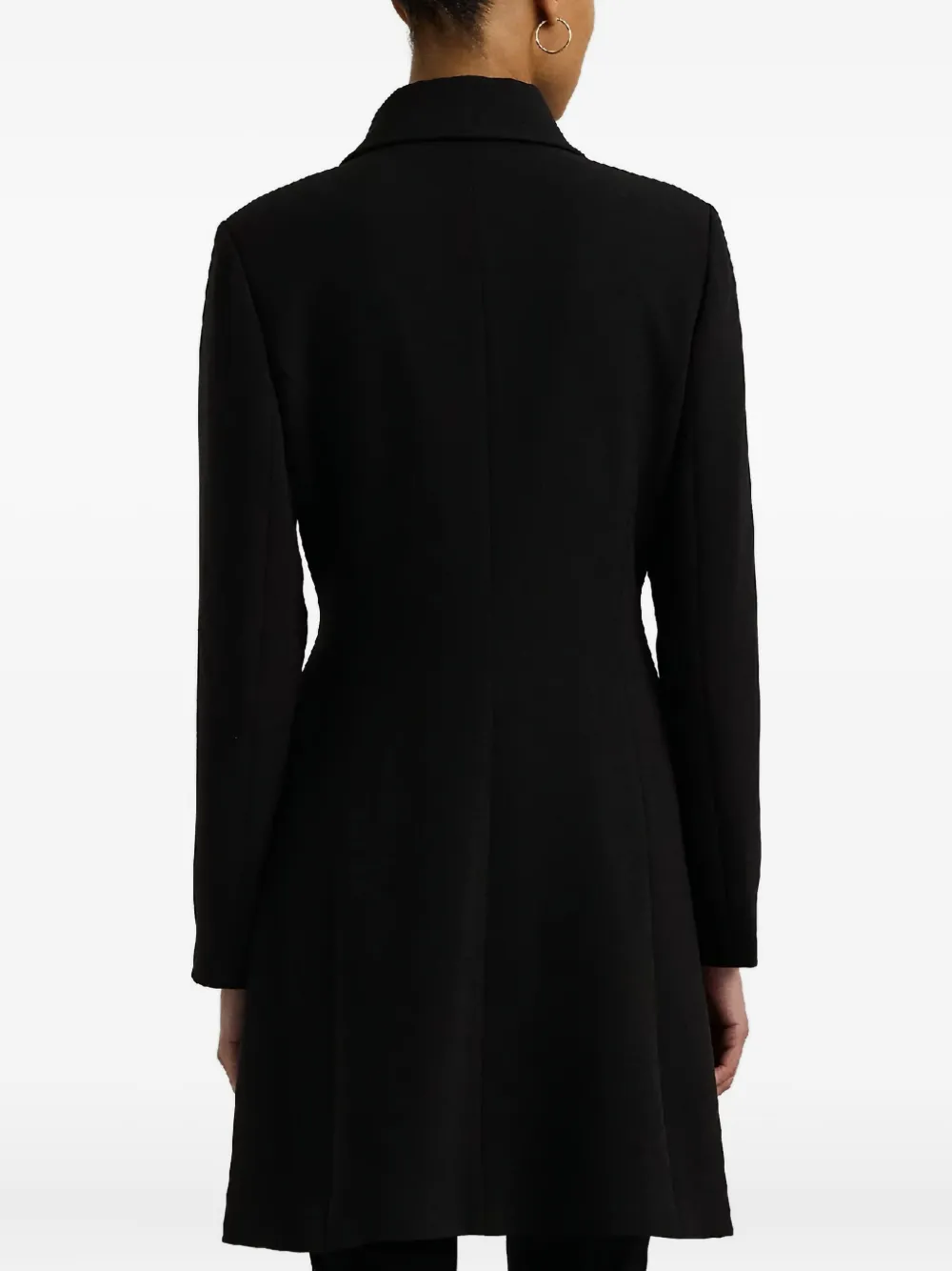 Lauren Ralph Lauren Jas met enkele rij knopen Zwart