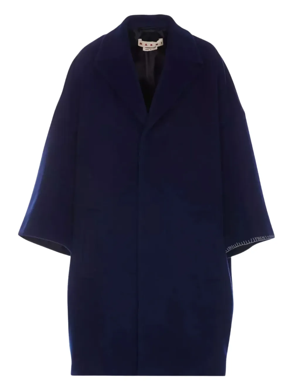 Marni embroidered coat | Blue | Image 1