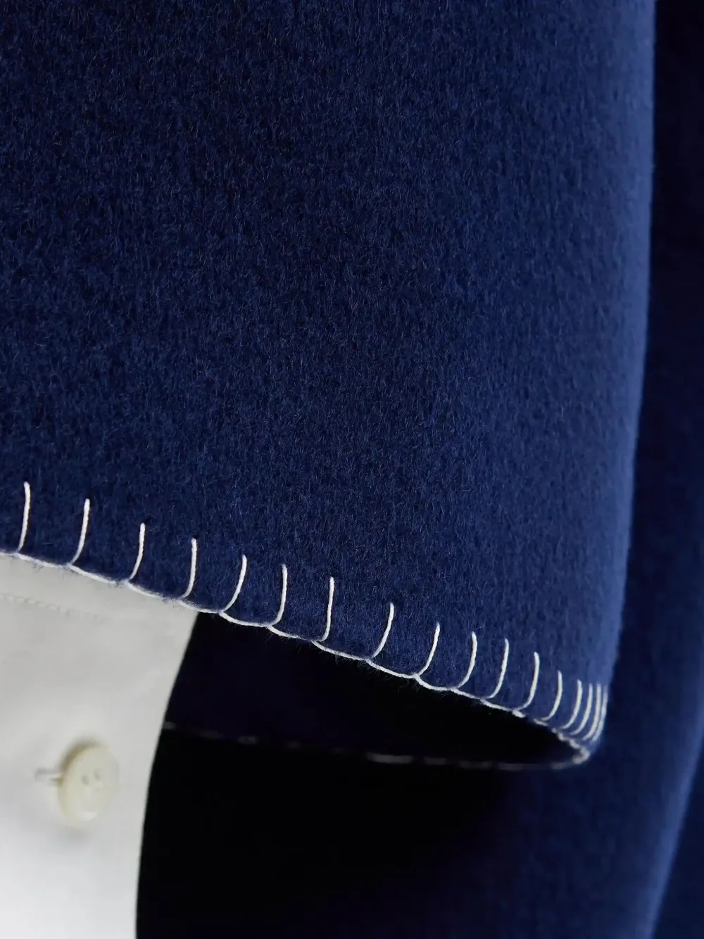 Marni Mantel met cape Blauw