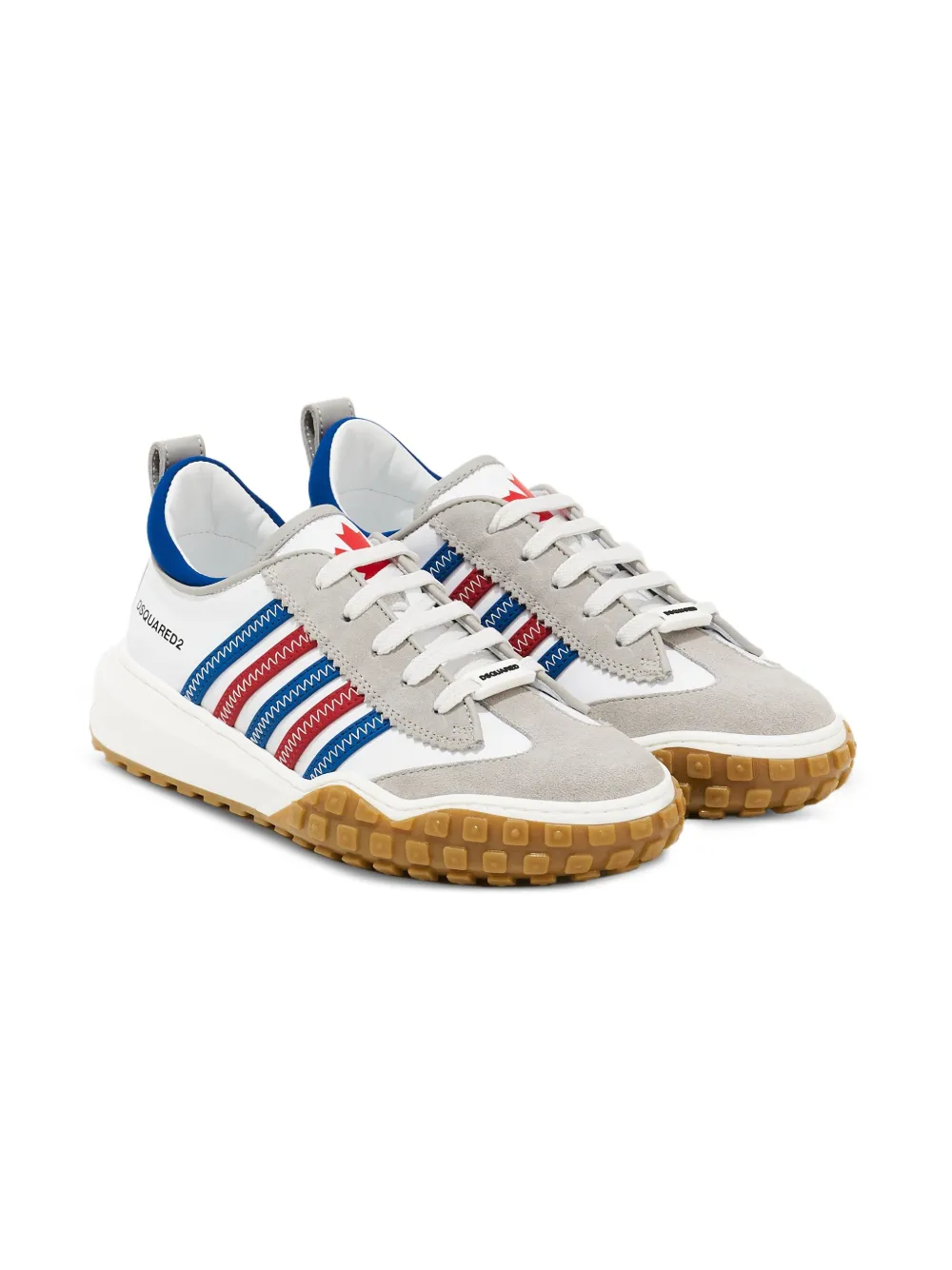 DSQUARED2 KIDS baskets en cuir | blanc | Image 1