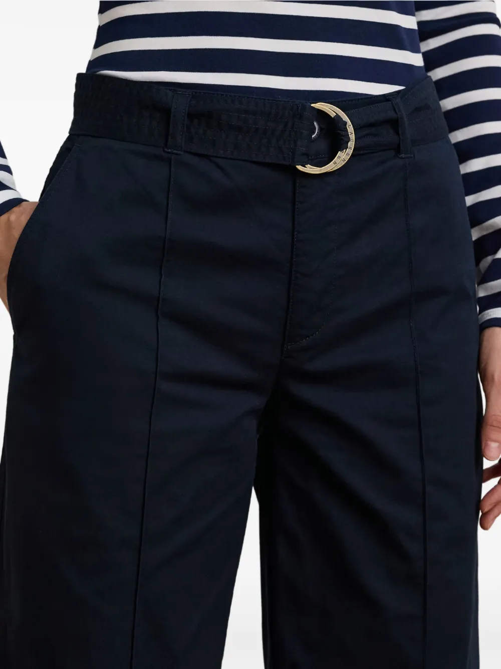 Lauren Ralph Lauren Straight broek met ceintuur Blauw