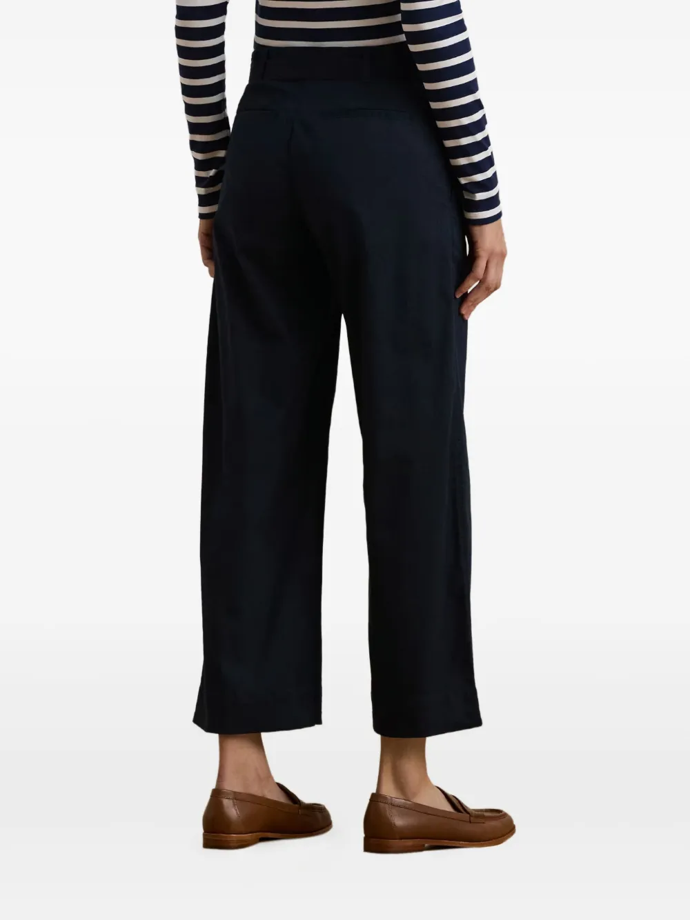 Lauren Ralph Lauren Straight broek met ceintuur Blauw