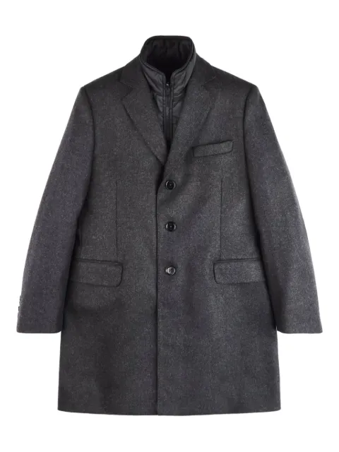 Fay abrigo con botones y cremallera