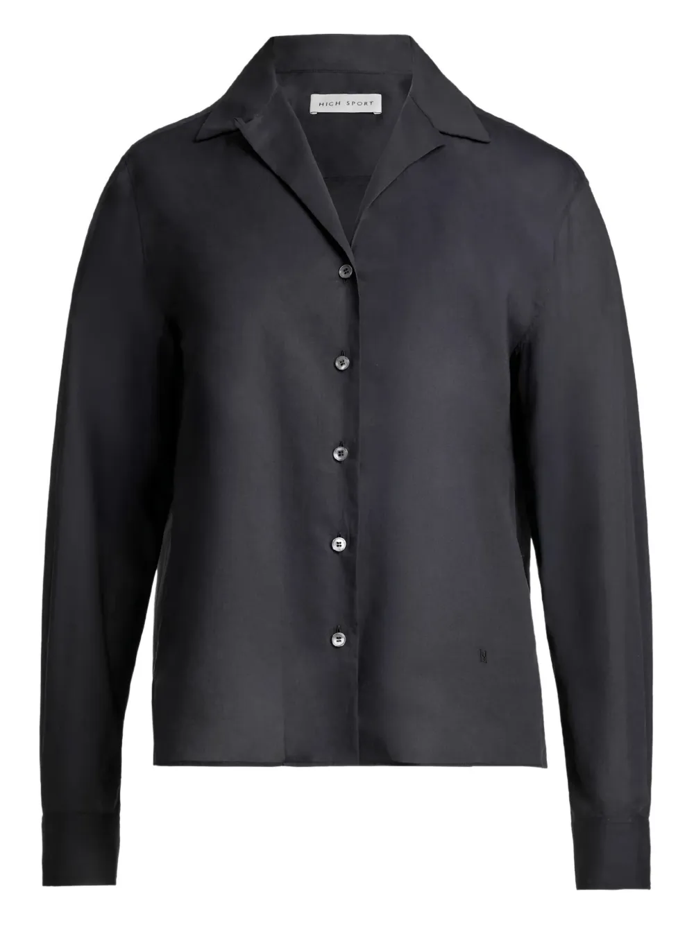 High Sport Bowler Button-front Shirt In Black