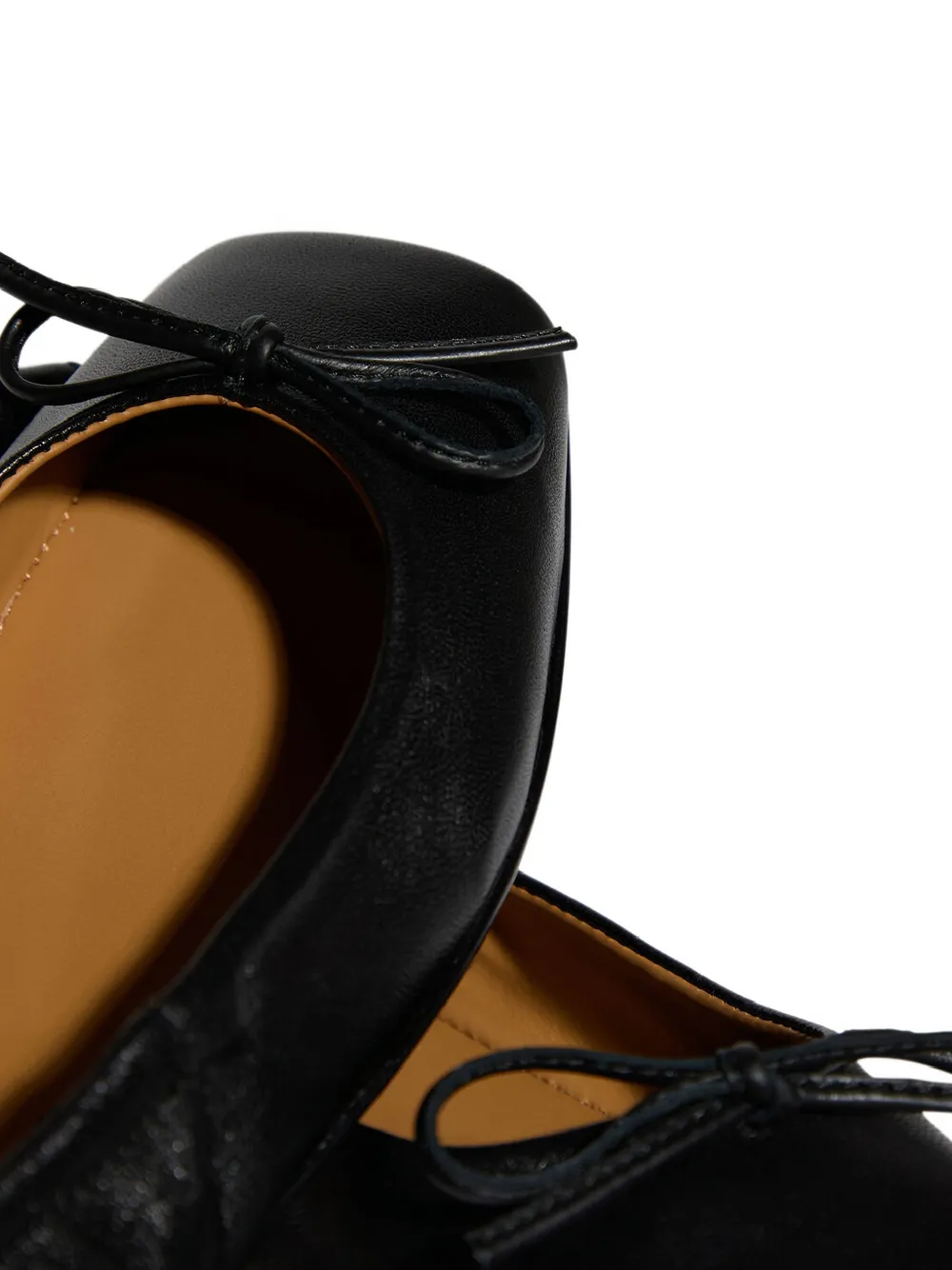 DSQUARED2 KIDS Ballerina's met vierkante neus en strikdetail Zwart