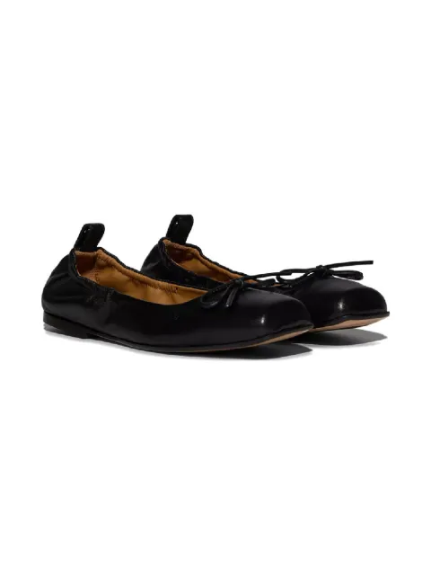 DSQUARED2 KIDS bow-detail square-toe ballerinas