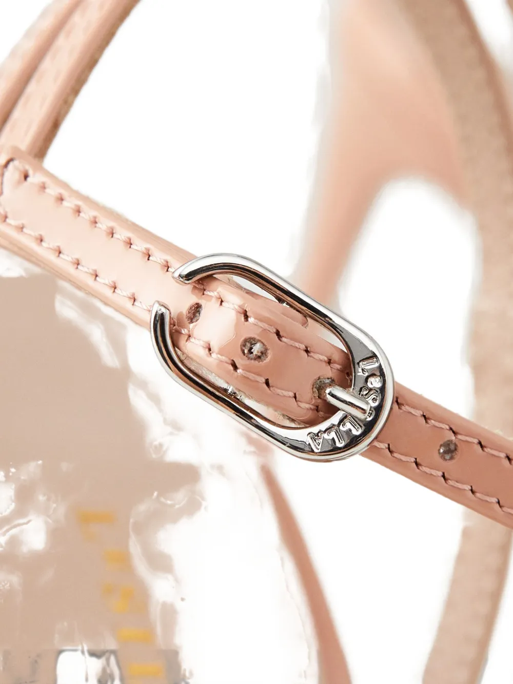 Le Silla 120mm Gwen Stiletto-heel Sandals In Neutral