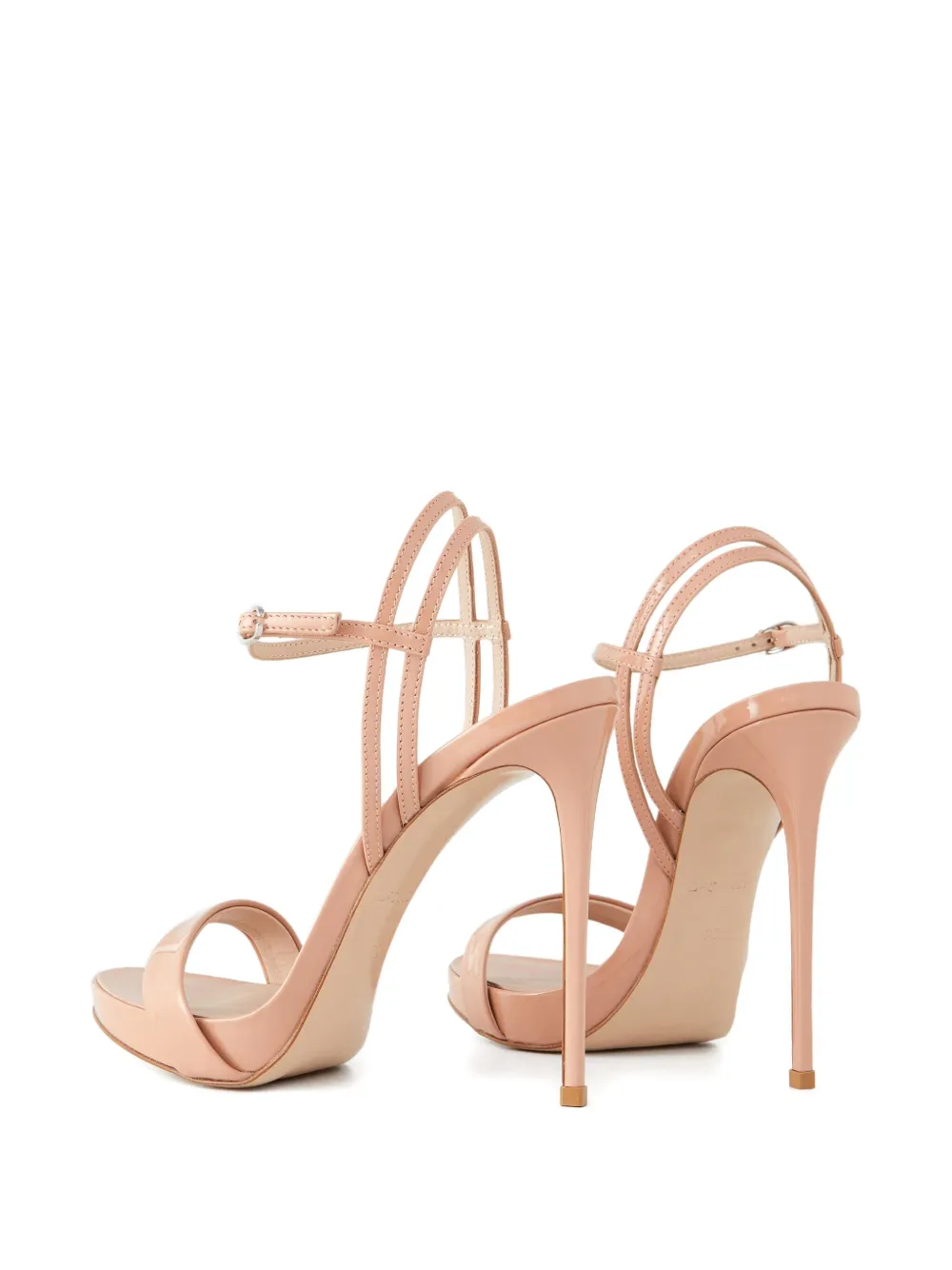 Le Silla 120mm Gwen Stiletto-heel Sandals In Neutral