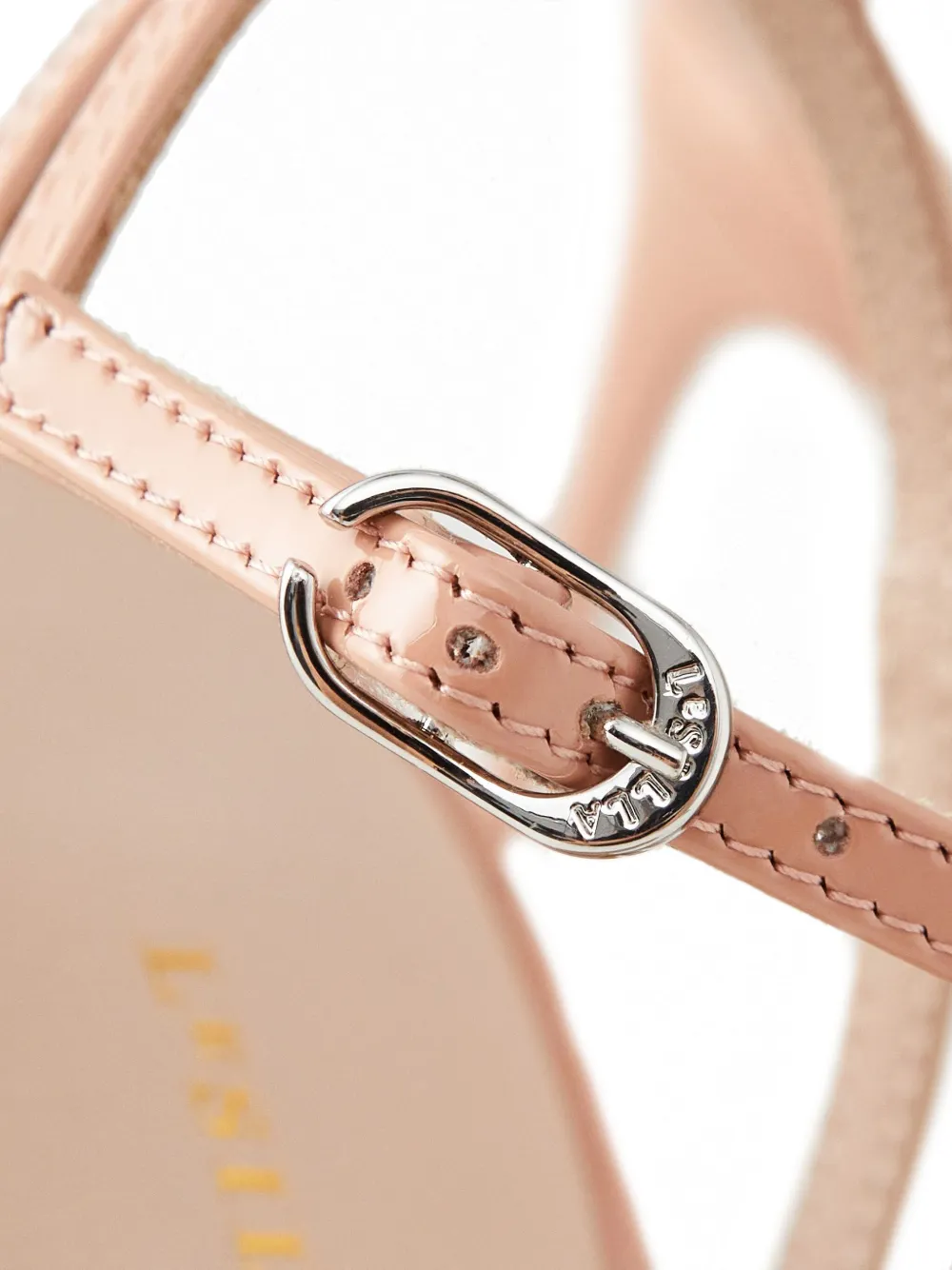 Le Silla 120 mm Gwen sandalen met stilettohak Beige