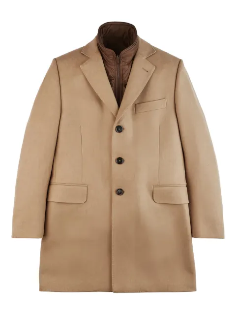 Fay button-fastening coat