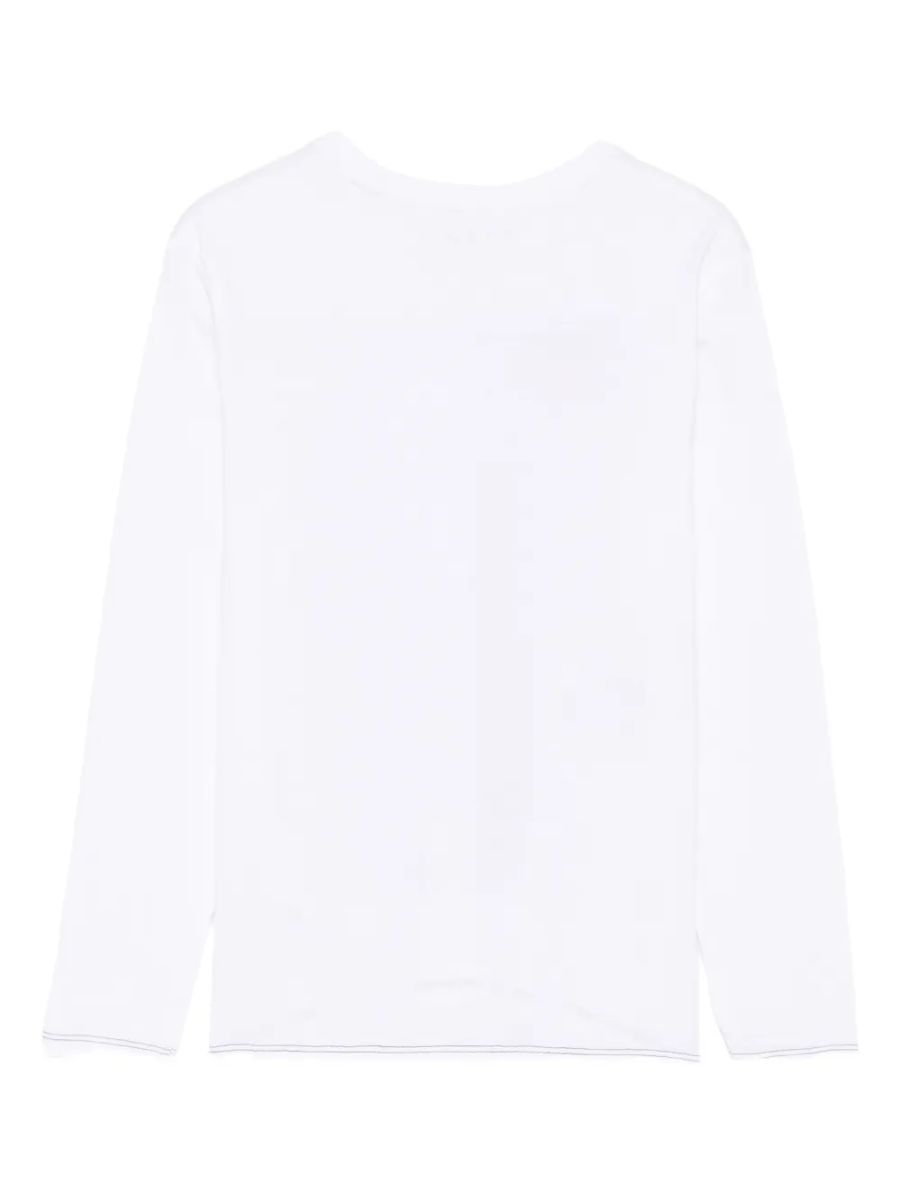 Guess Logo-print Embroidered Top In White