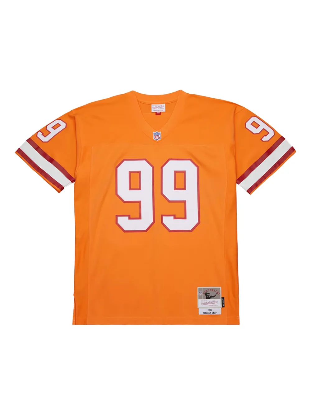 Mitchell & Ness NFL "Tampa Bay Buccaneer 1995 Warren Sapp" ジャージ - オレンジ