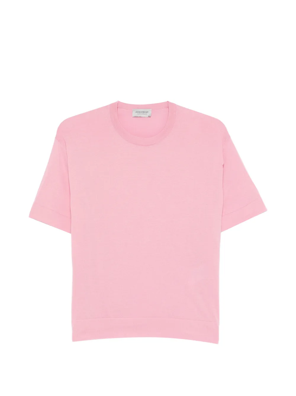 John Smedley Danby fine-knit T-shirt - Rosa