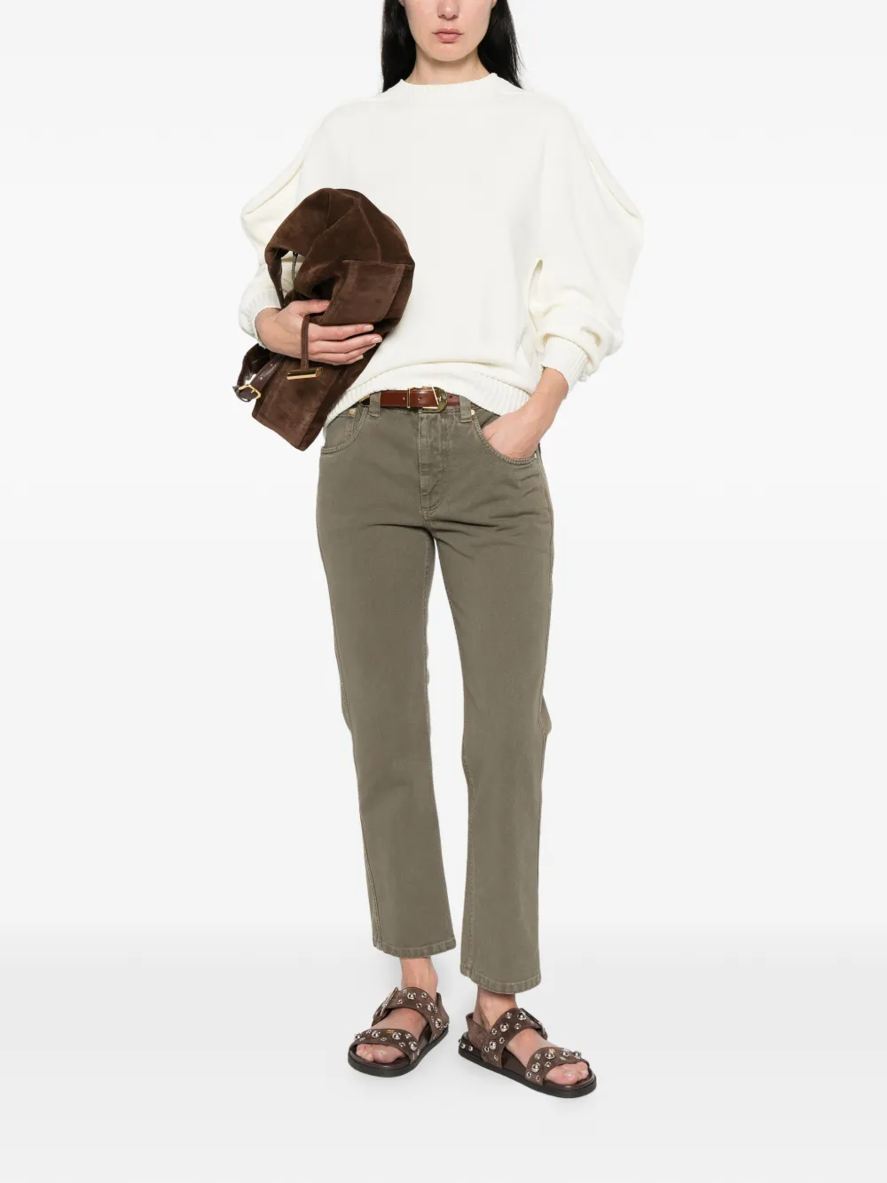  Brunello Cucinelli Five-pockets Jeans - Green 