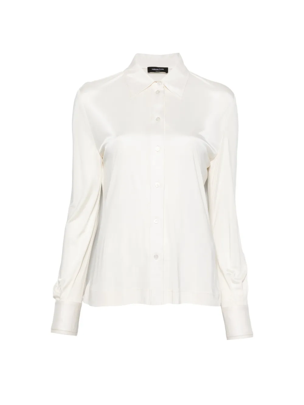 Fabiana Filippi long-sleeve buttoned shirt - Nude