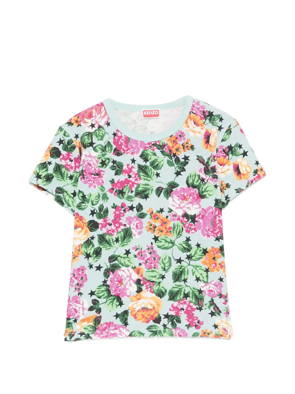 Kenzo floral T-shirt - Blu