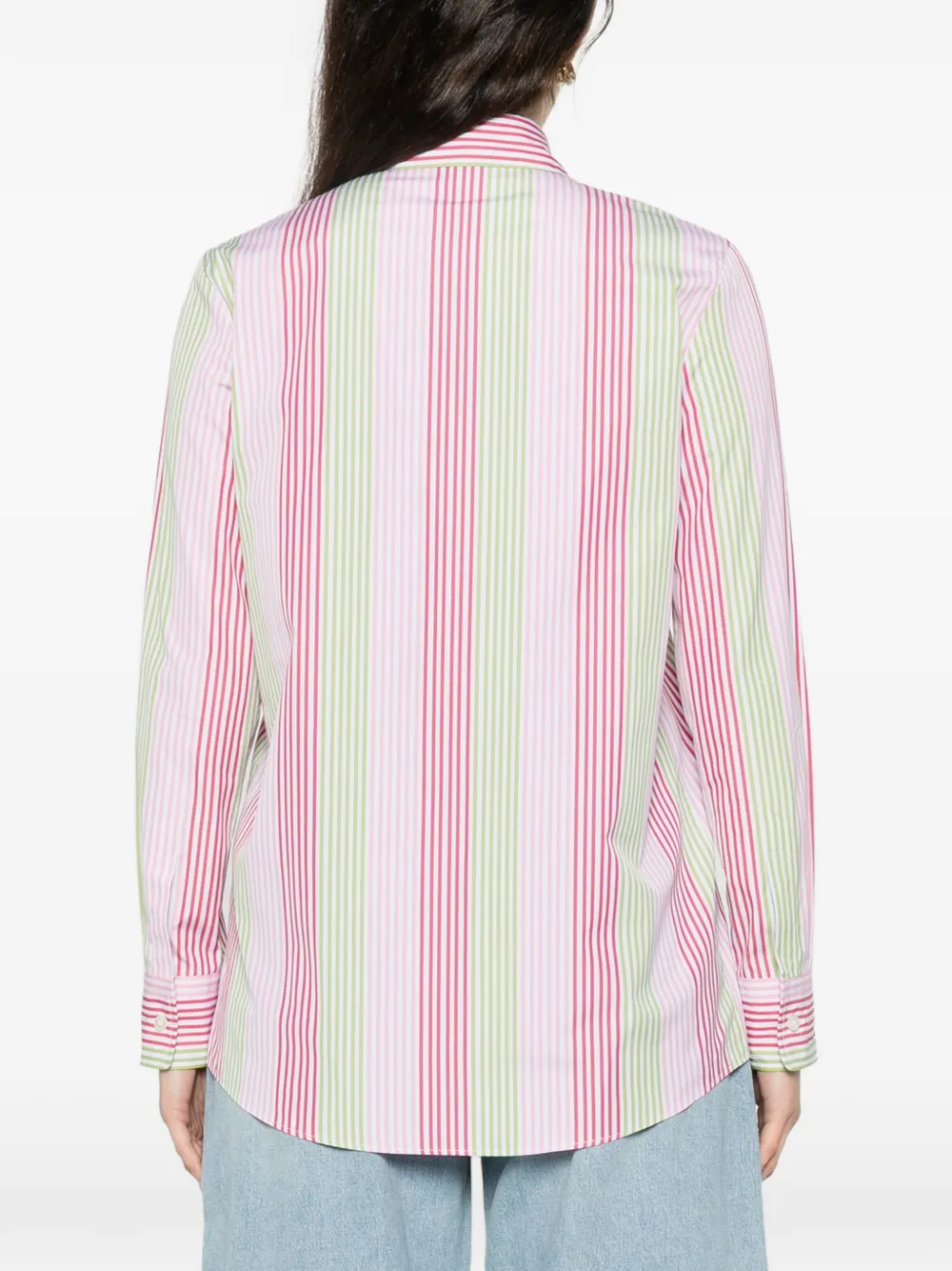 ETRO Gestreept blouse met lange mouwen Roze