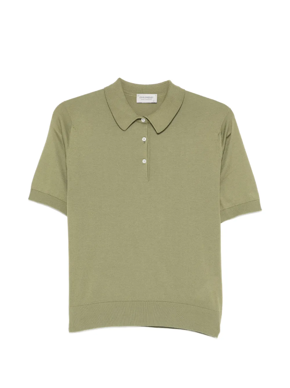 John Smedley Jill short-sleeve polo top - Verde