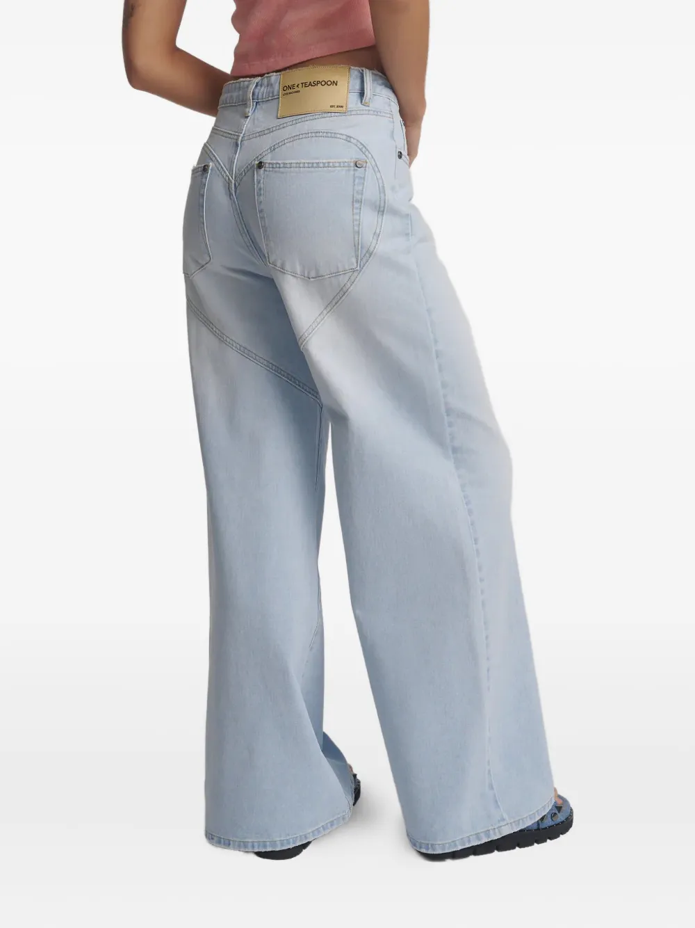 One Teaspoon Love Machines Jeans In Blue