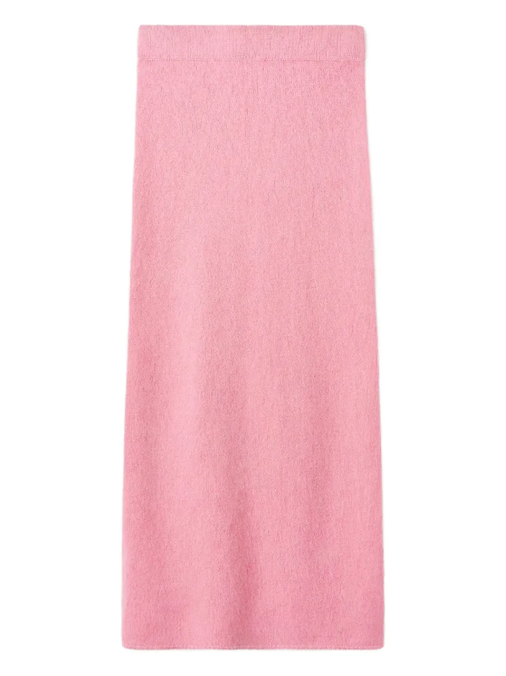 Soft Goat Cashmere Maxi Skirt In Pink