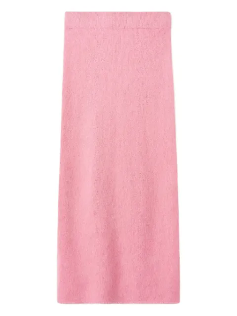 Soft Goat cashmere maxi skirt