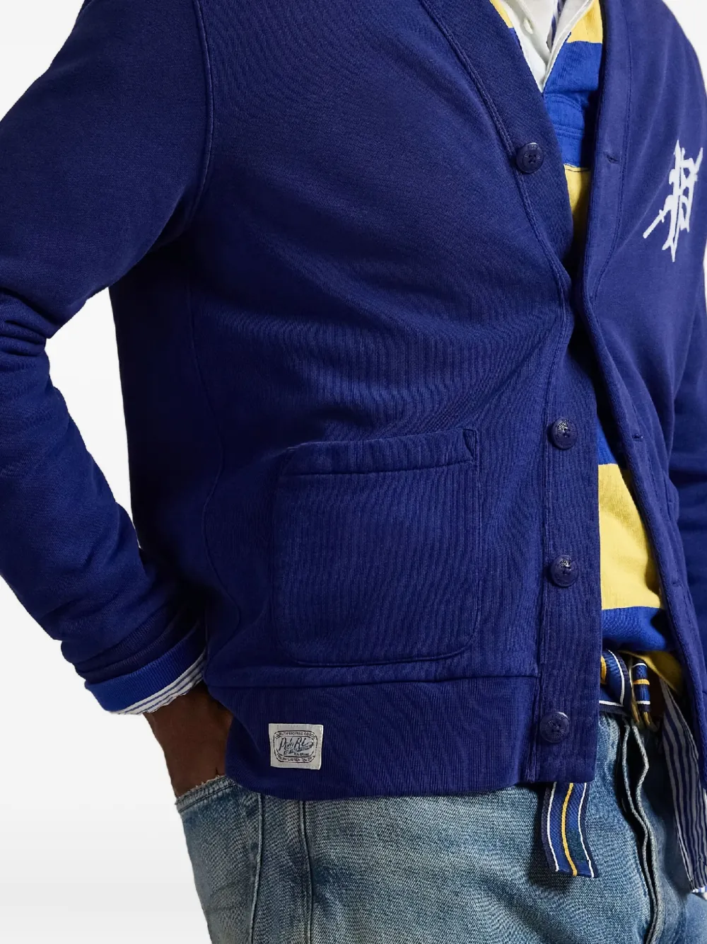 Polo Ralph Lauren Vest met knopen Blauw
