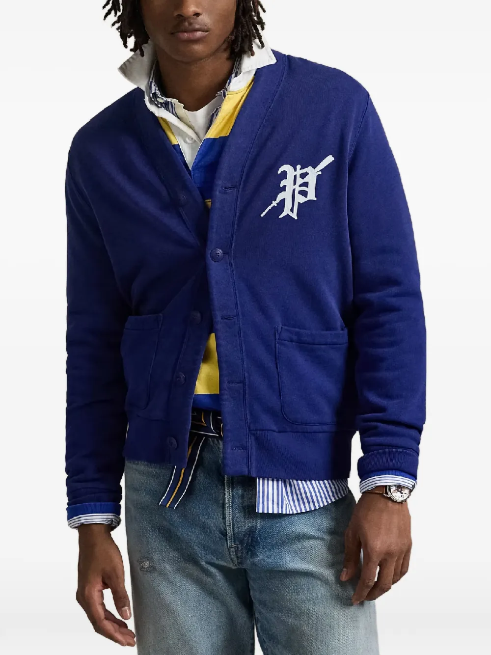 Polo Ralph Lauren Vest met knopen Blauw