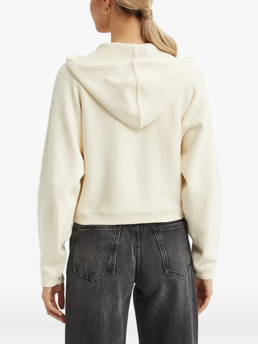 Theory Zip-up Hoodie In Neutral