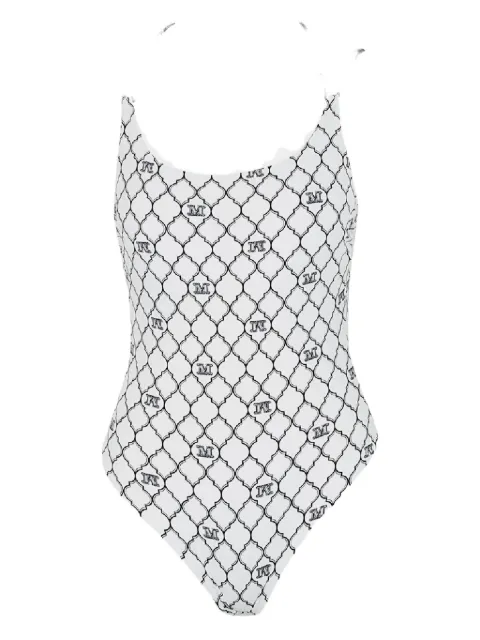 Max Mara maillot de bain à motif monogrammé Cora