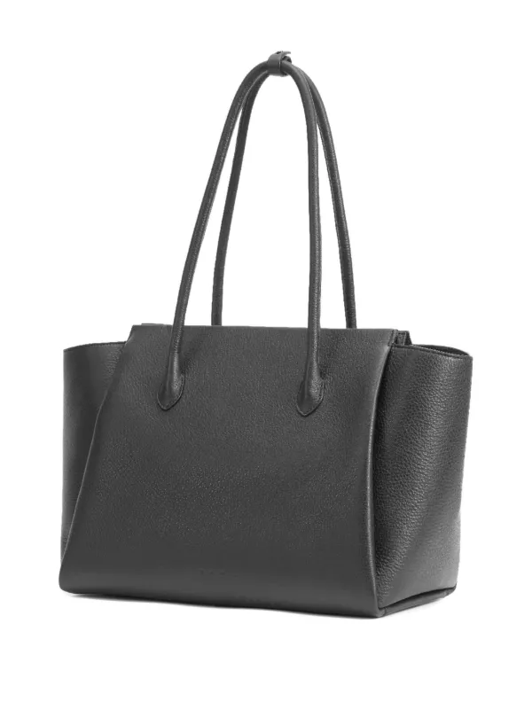 Aesther Ekme Ekme 24 Leather Shoulder Bag | Black | FARFETCH