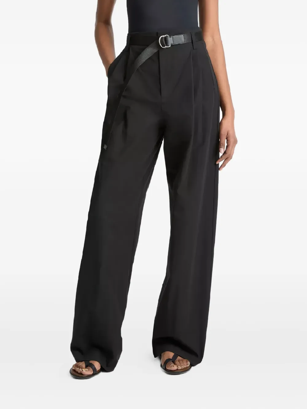 Vince Plooibroek met wijde pijpen Zwart