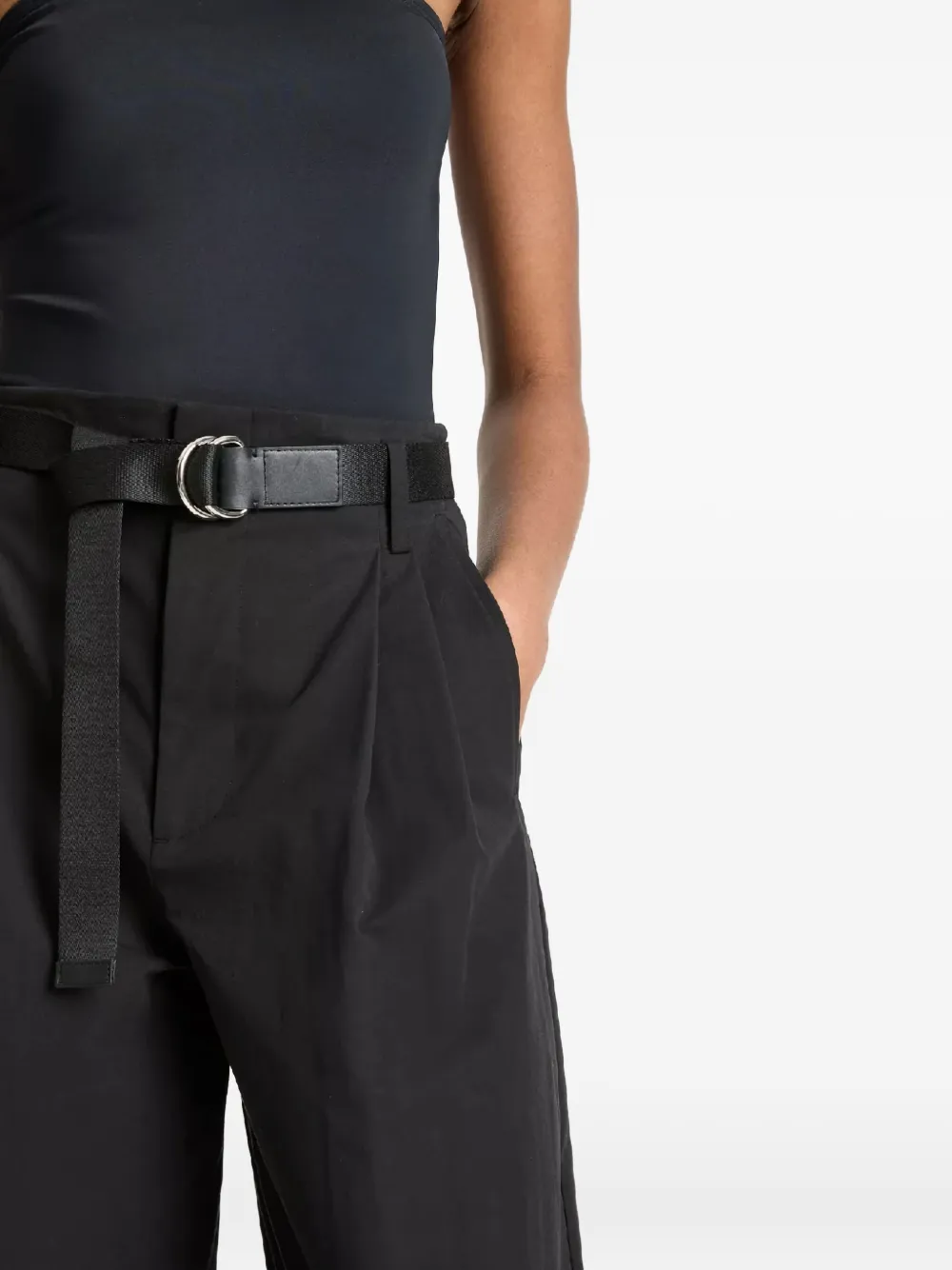 Vince Plooibroek met wijde pijpen Zwart